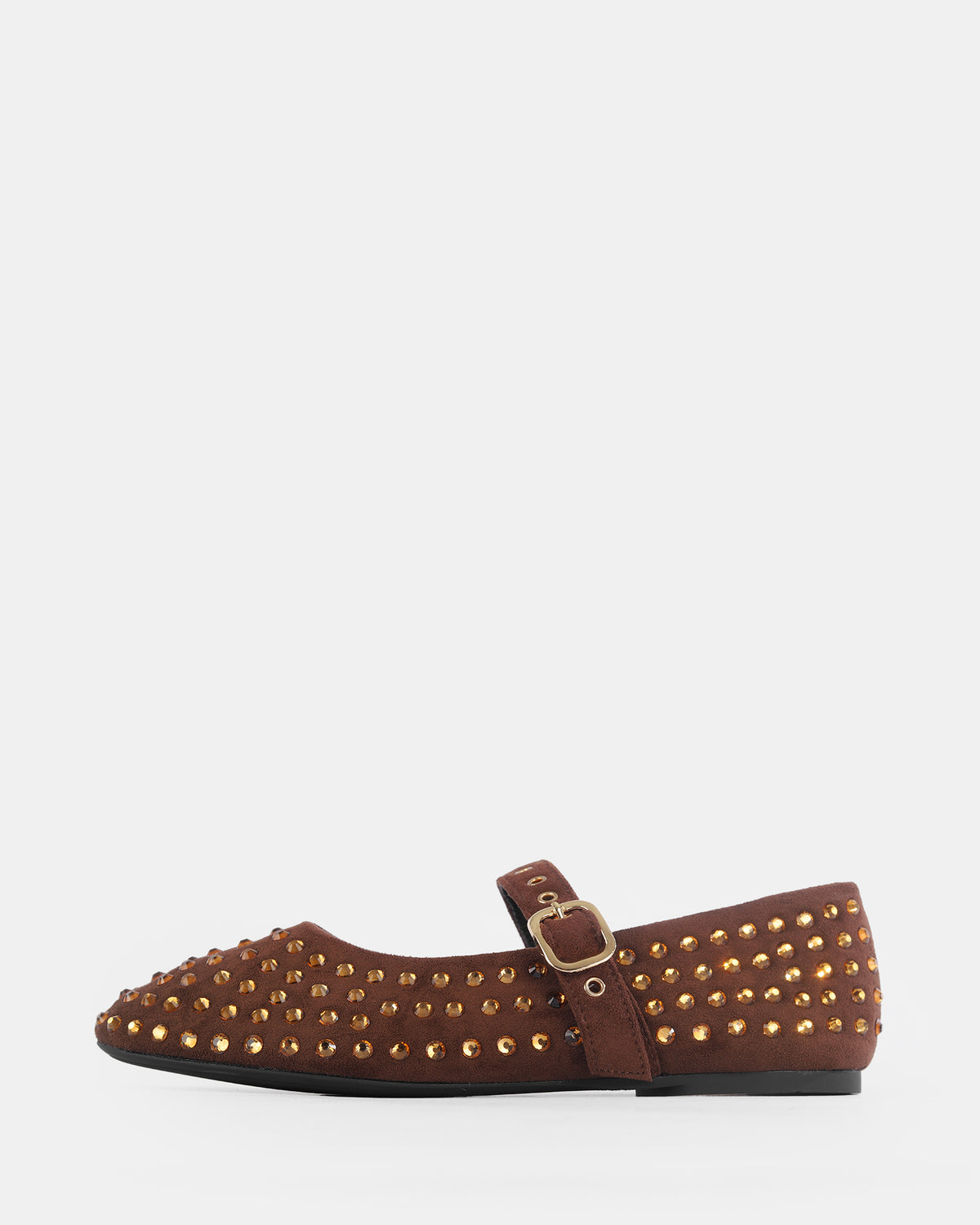Botshy Women's Studded Mary Jane Flat Cafe