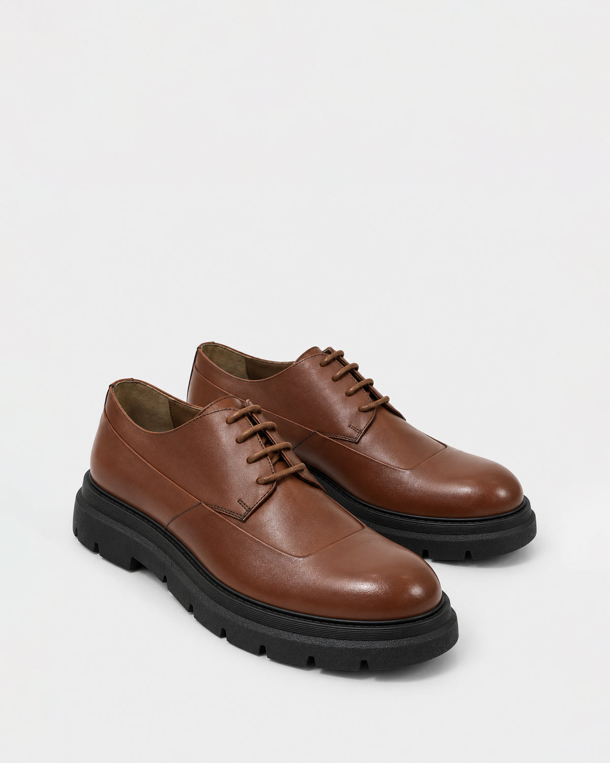 Lotfy Men's Leather Derby Shoe 97051-103001 Hazelnut
