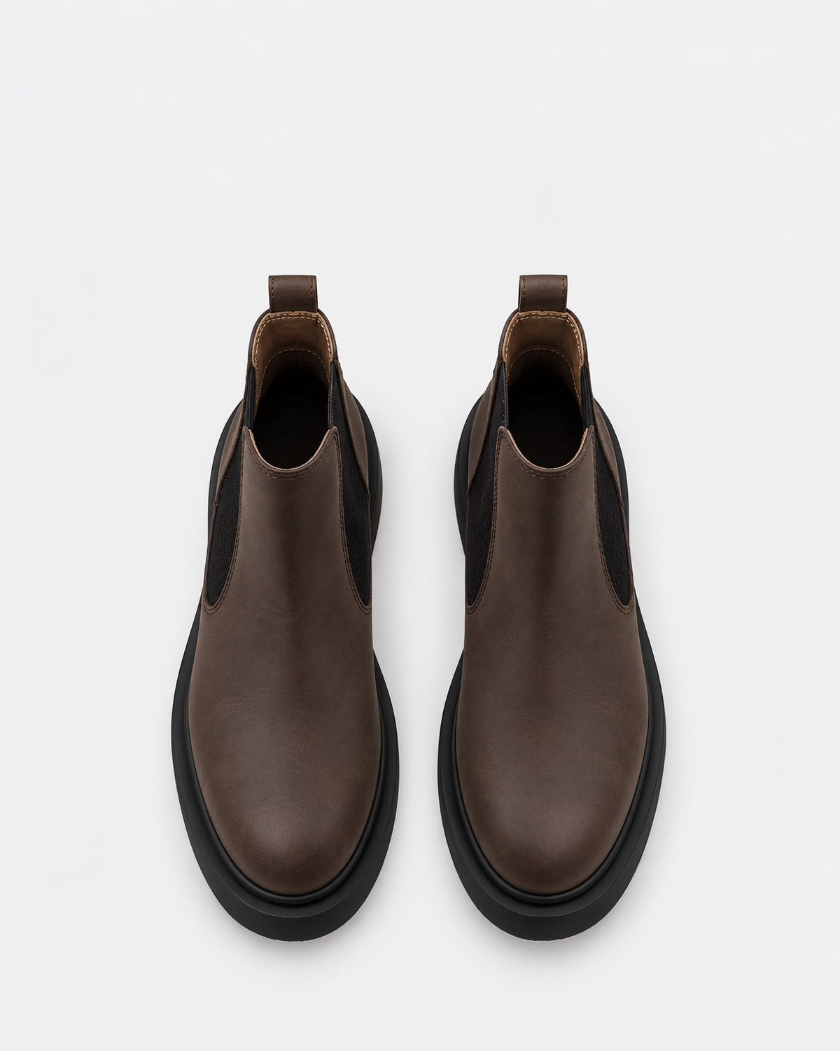 Lotfy Men's Leather Chelsea Boot 97051-112503 Brown Oiled