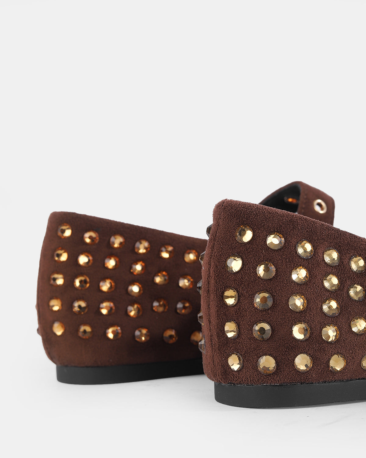 Botshy Women's Studded Mary Jane Flat Cafe