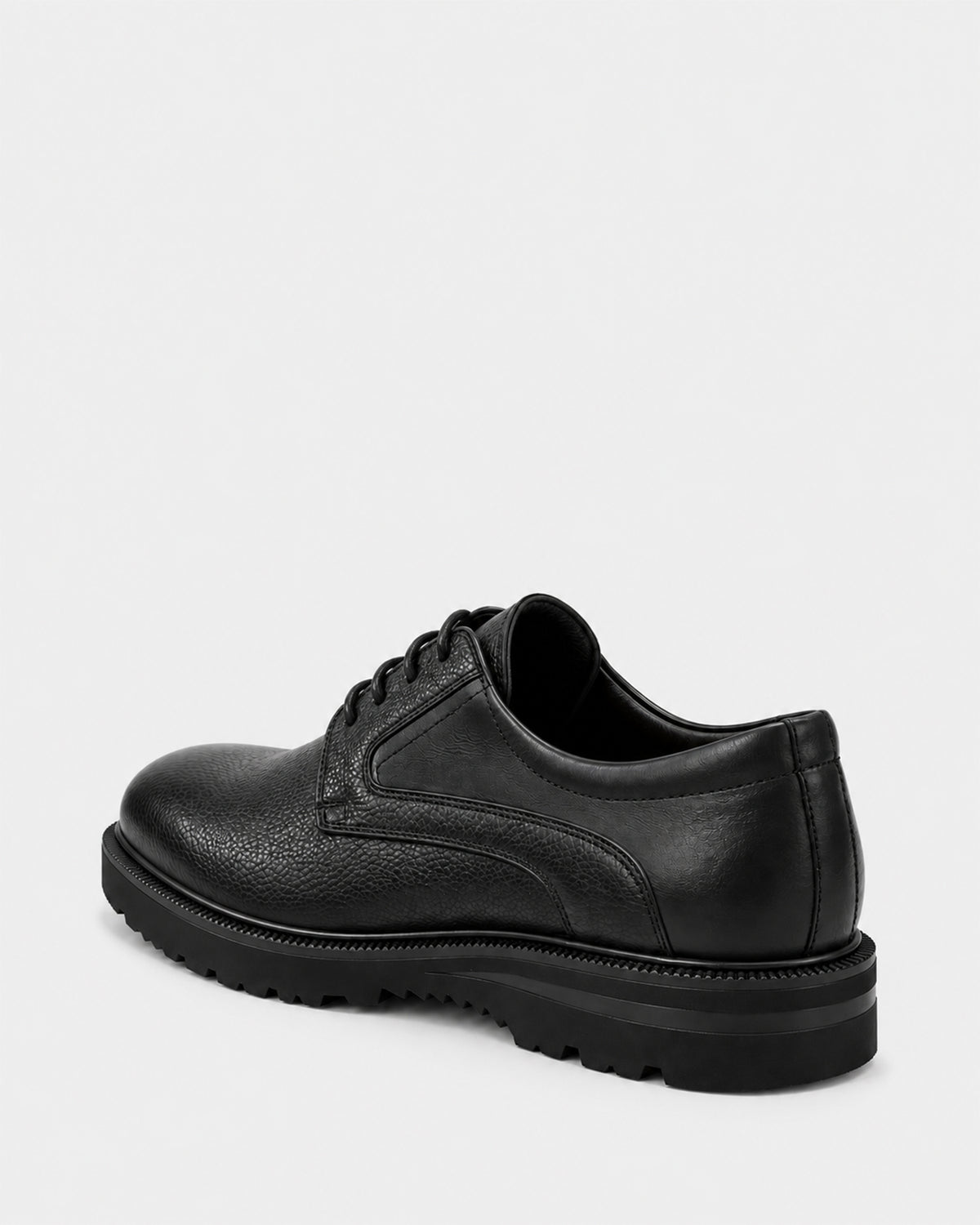 Men's Leather Chunky-Sole Derby – Black, Brown & Havan