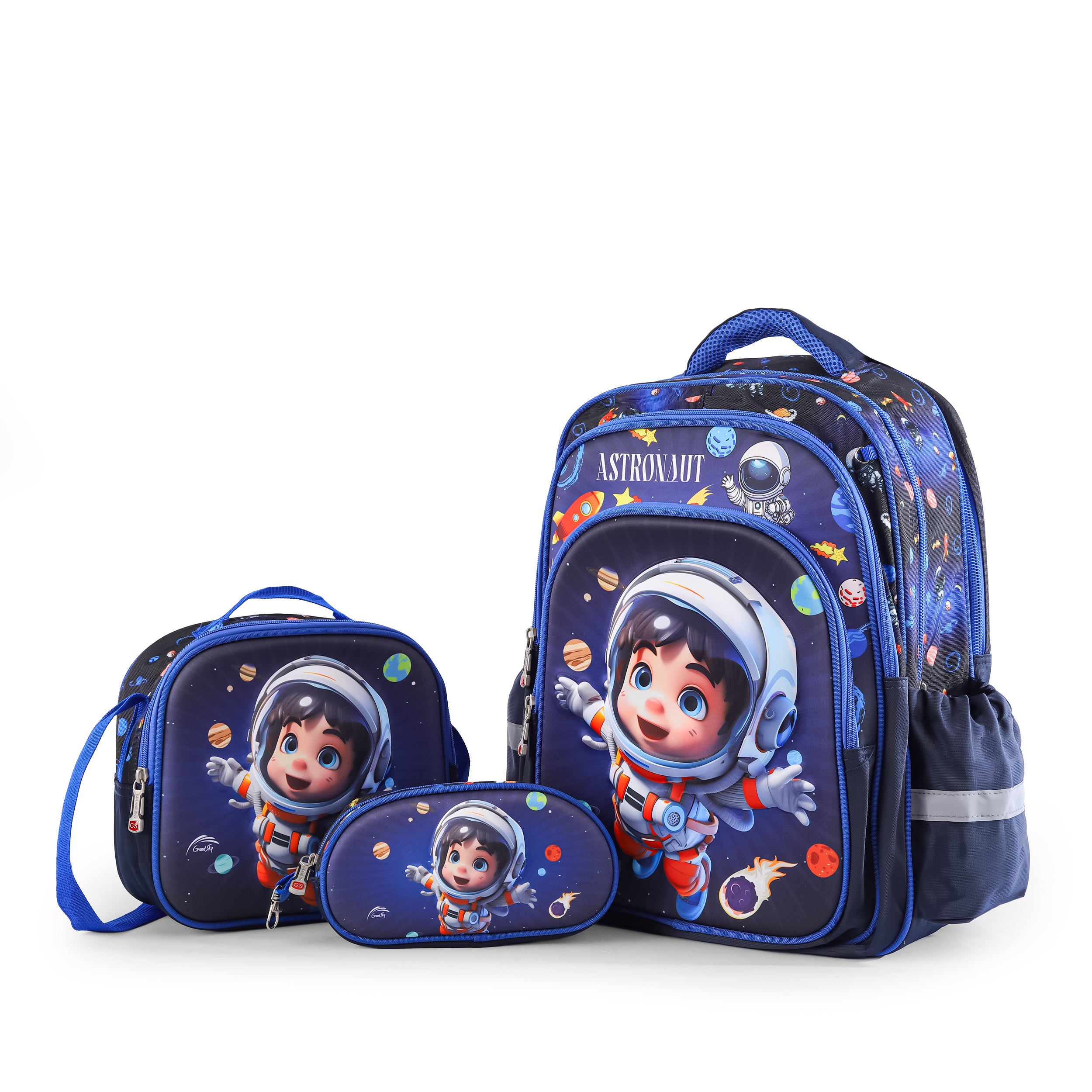 Astronaut Space Kids Backpack – Navy Blue 96836-8-96836-9