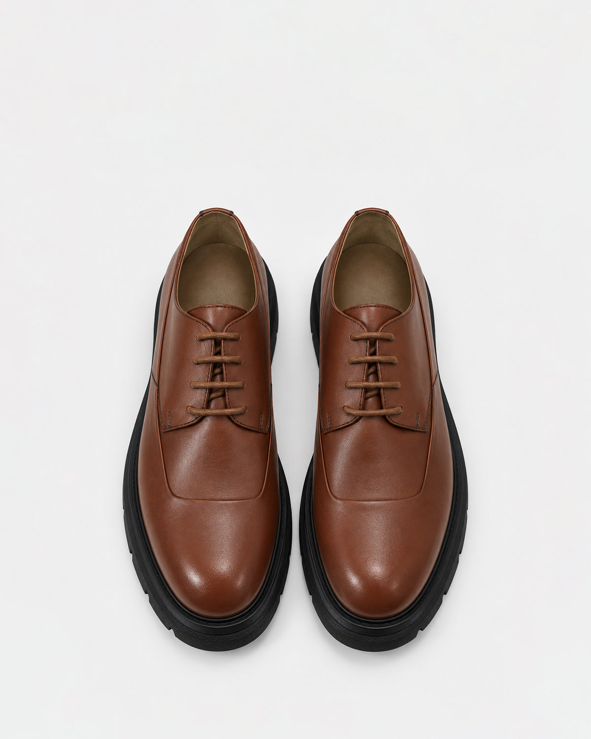 Lotfy Men's Leather Derby Shoe 97051-103001 Hazelnut