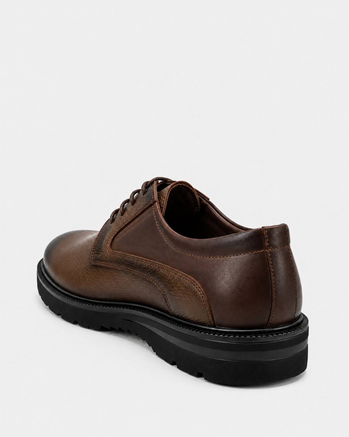 Men's Leather Chunky-Sole Derby – Black, Brown & Havan