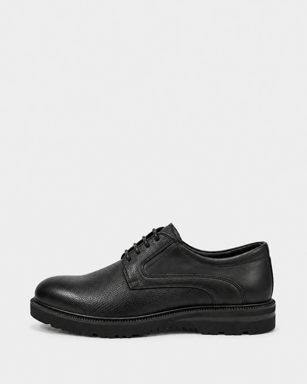 Men's Leather Chunky-Sole Derby – Black, Brown & Havan
