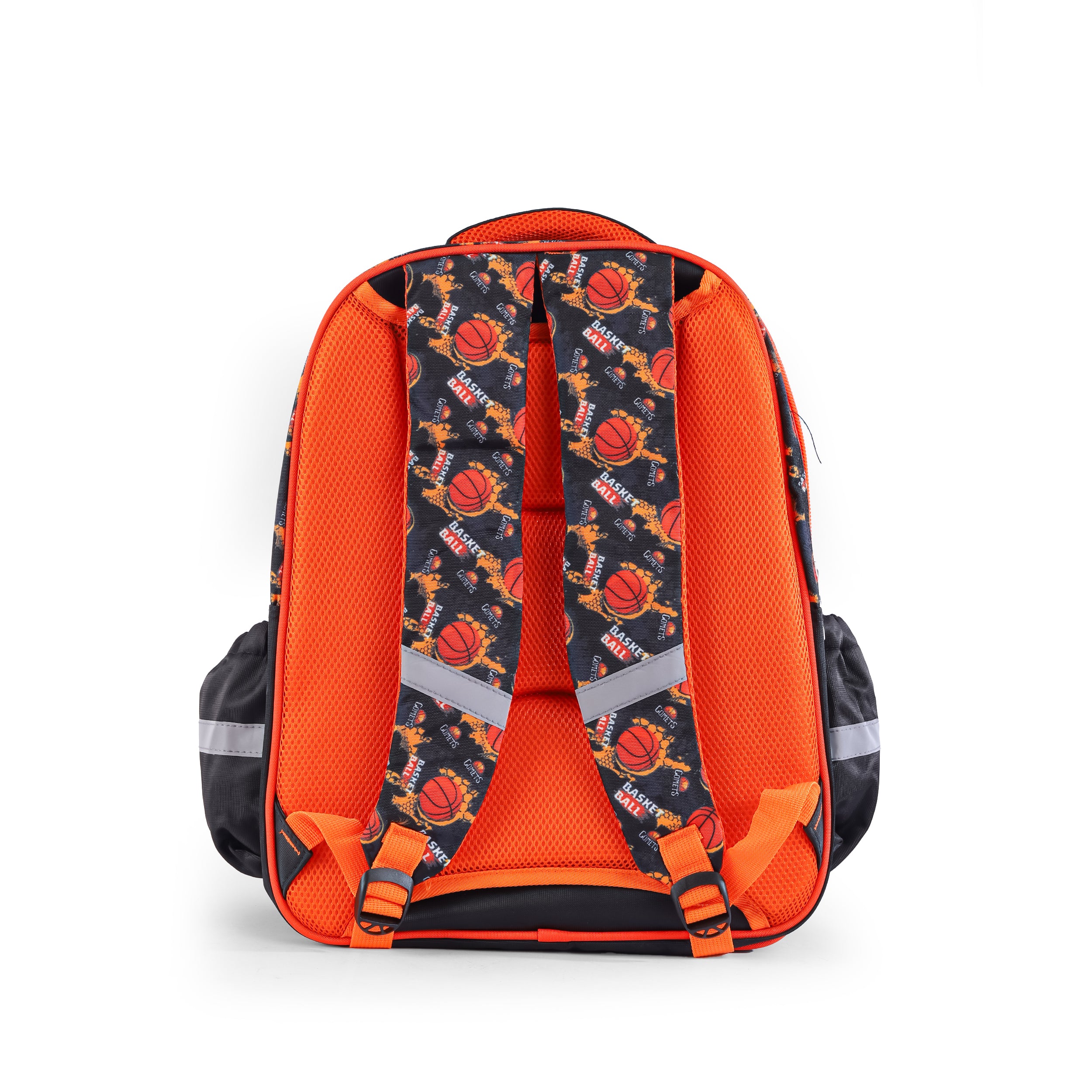 Basketball Kids Backpack – Black & Orange 96836-8-96836-9
