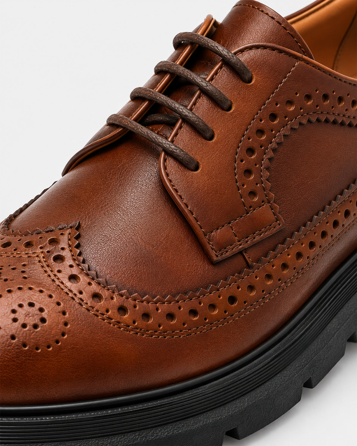 Lotfy Men's Leather Brogue Shoe 97051-103002 Havan