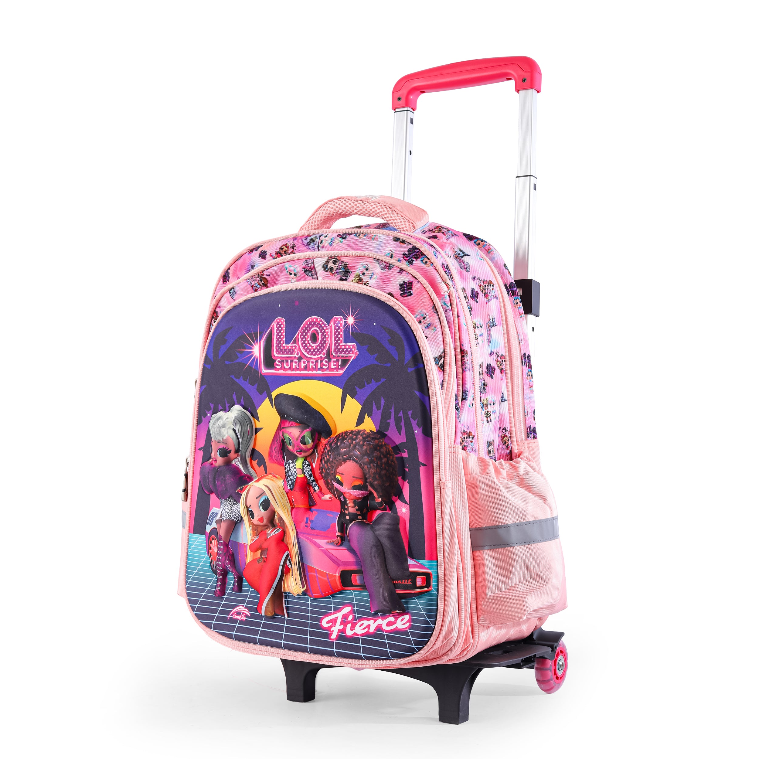 LOL Surprise Kids Backpack – Pink 96836-8-96836-9 wheels