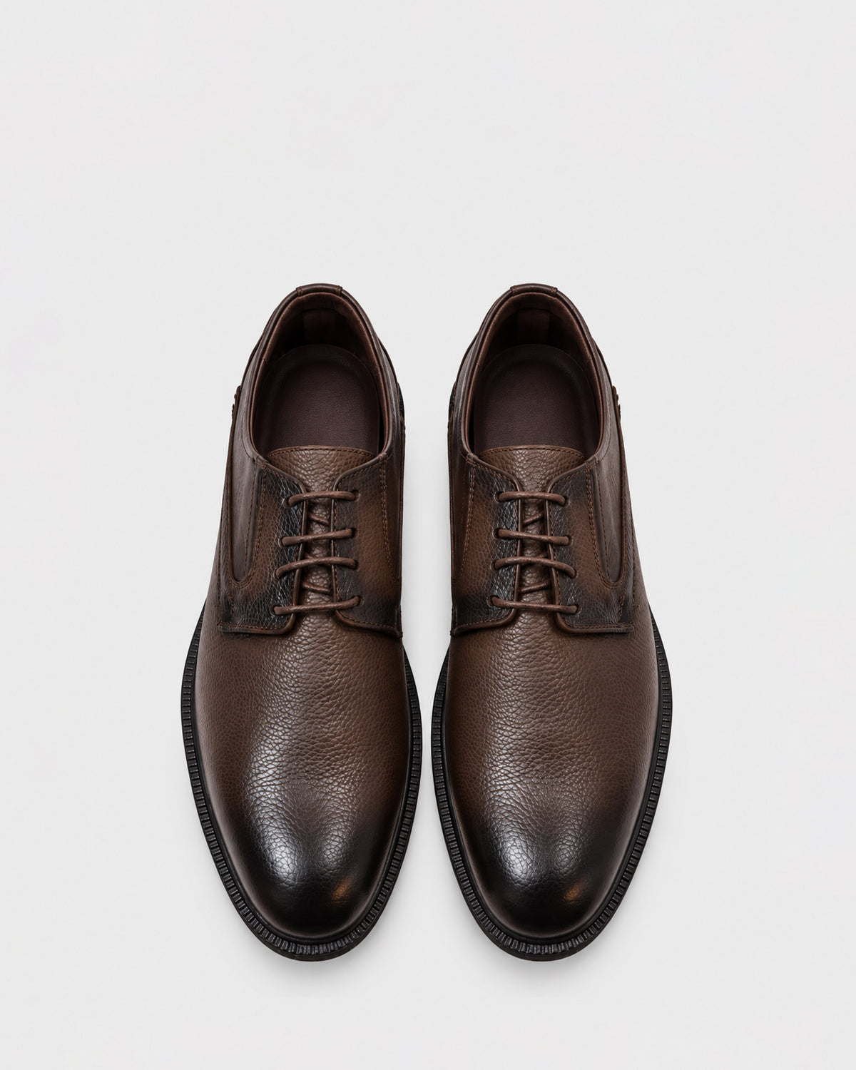 Men's Leather Chunky-Sole Derby – Black, Brown & Havan