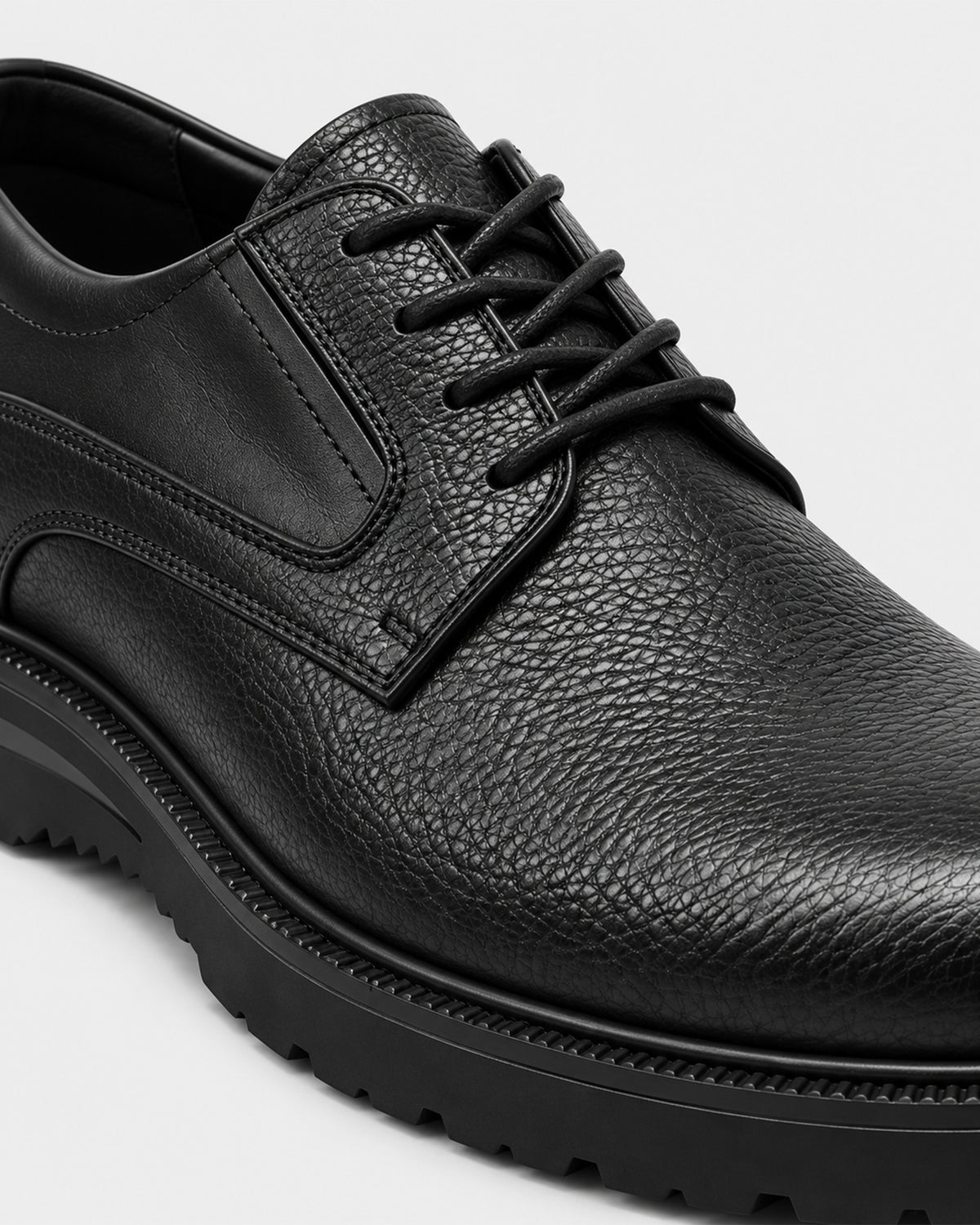 Men's Leather Chunky-Sole Derby – Black, Brown & Havan