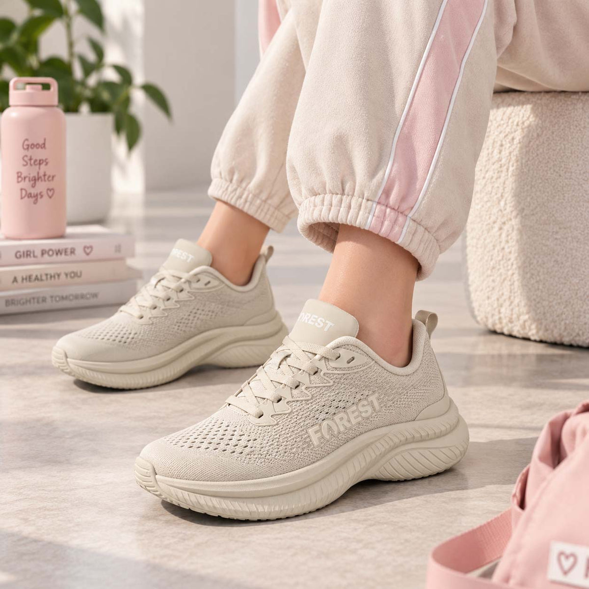Forest women's chunky sole running shoe