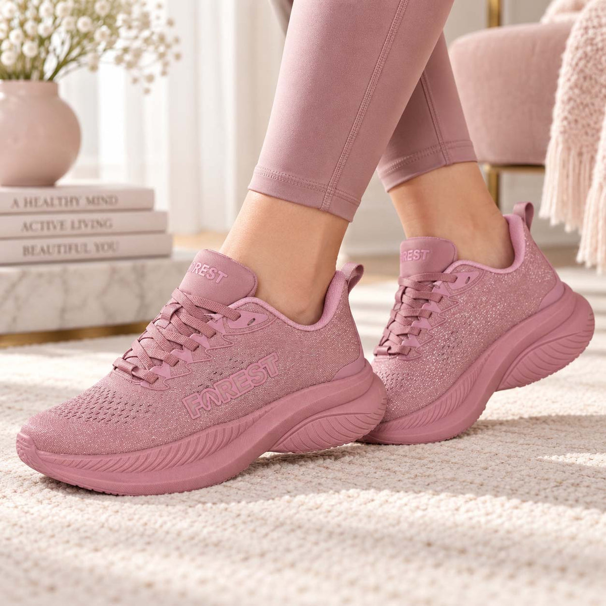 Forest women's chunky sole running shoe