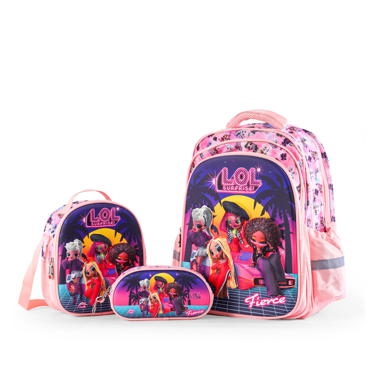 Grand Sky LOL Surprise kids' school backpack in pink