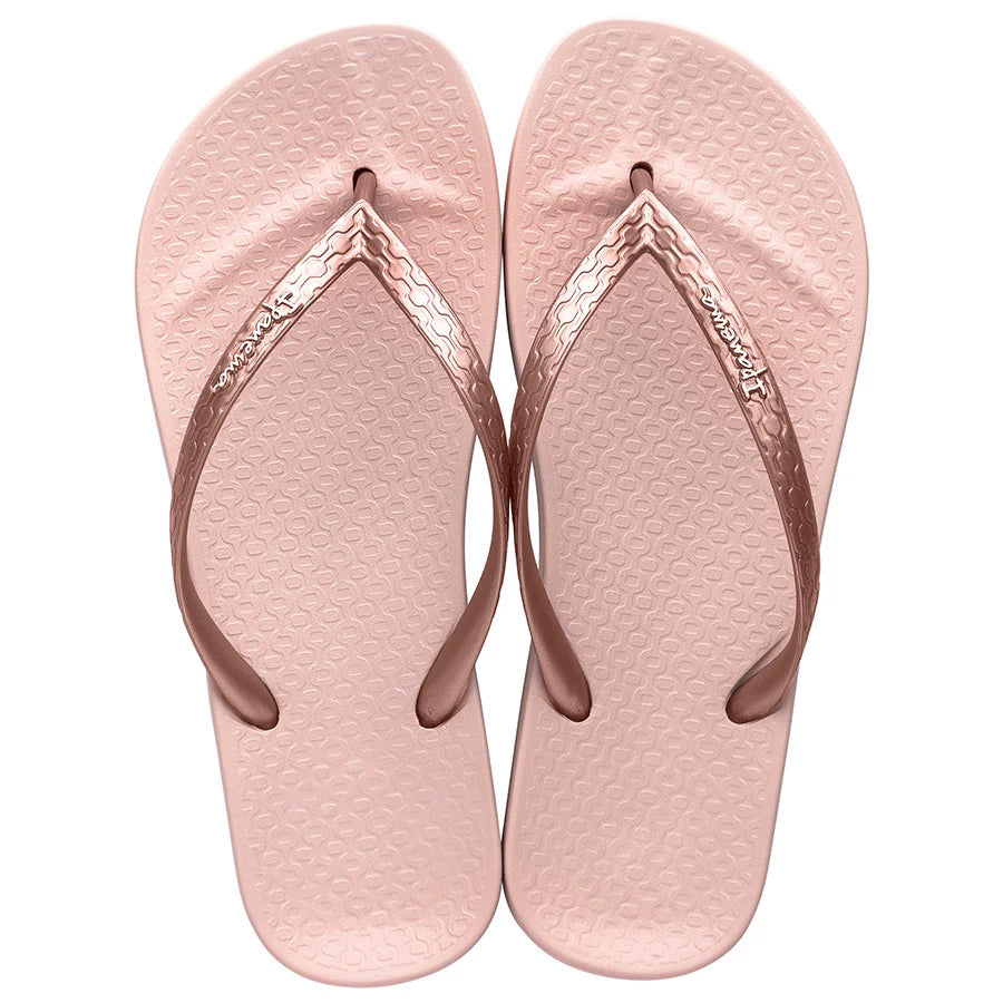 Ipanema Anatomica flip flops in metallic pink