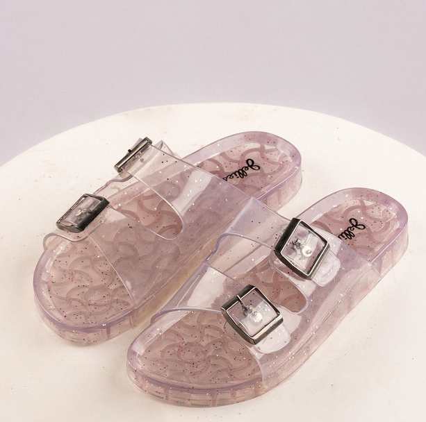 Nude 2024 jelly shoes