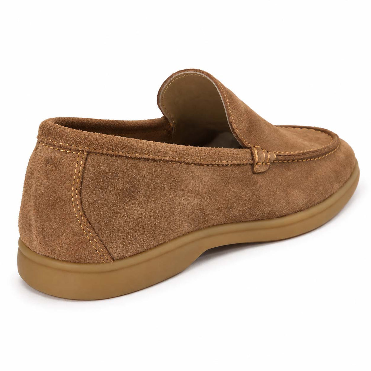 Lotfy men's casual suede shoe in cafe brown, 100151-314