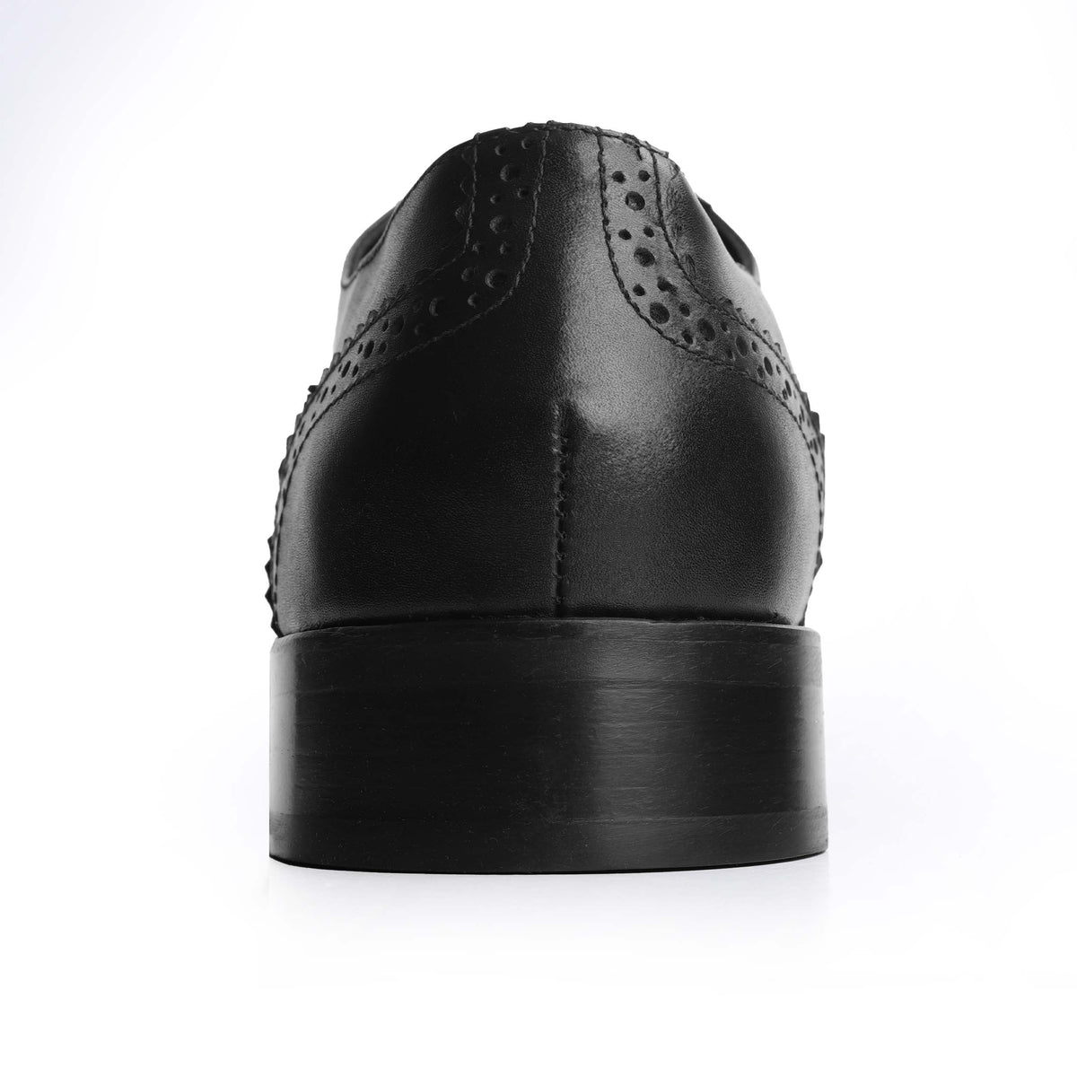 Lotfy men's classic leather shoe in black, 97051-1218706