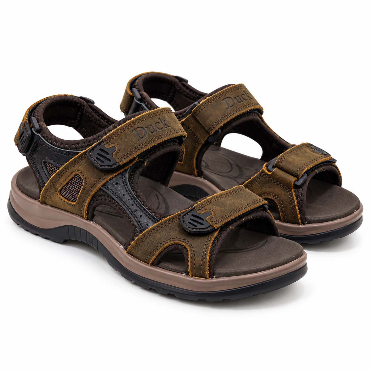 Lotfy men's sport sandals in brown, 84751-S77
