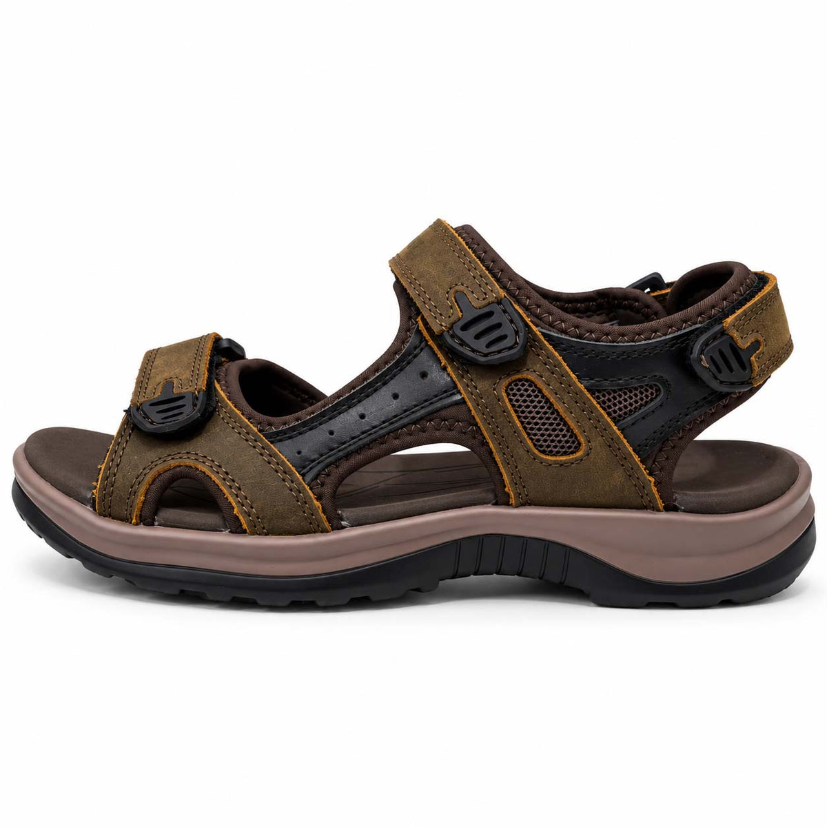 Lotfy men's sport sandals in brown, 84751-S77
