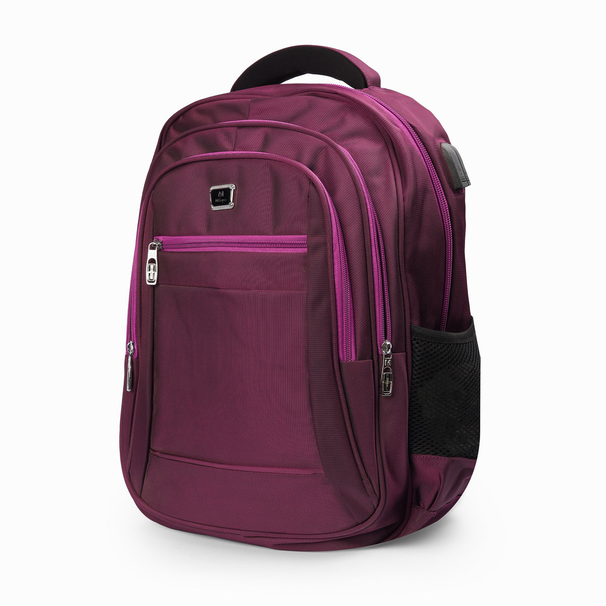 Mego basic 18-inch backpack in fuchsia