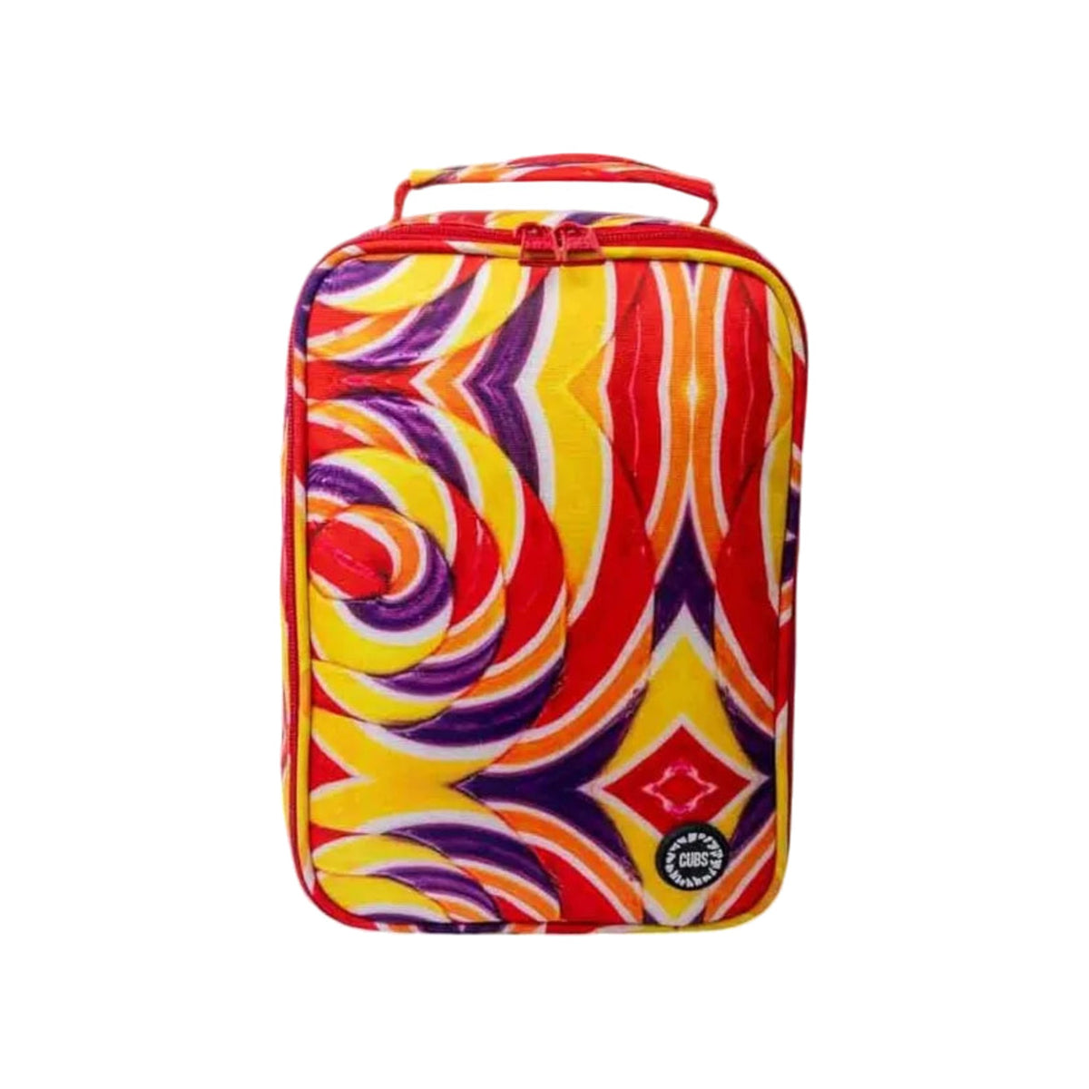 Purple & Red Candy Cane Lunch bag