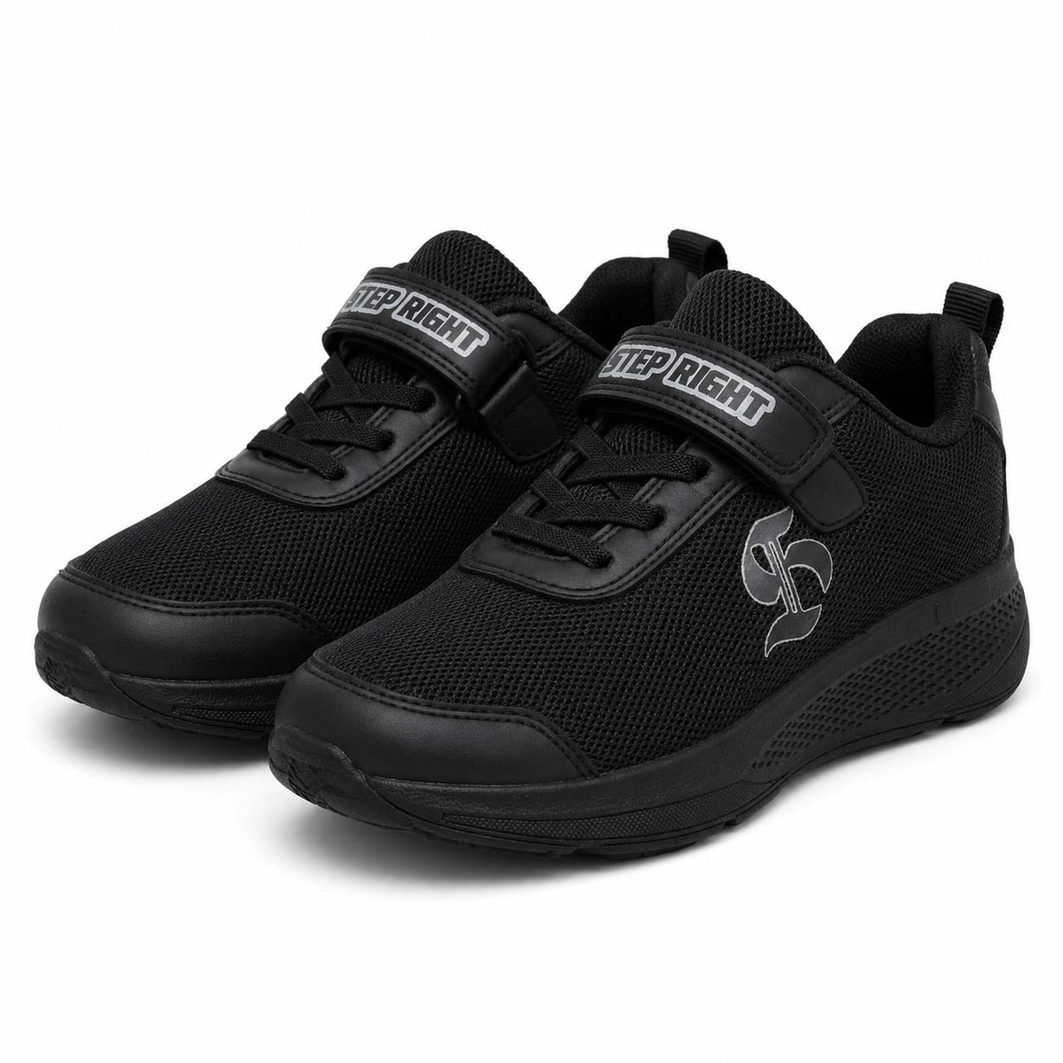 Step Cash kids' school shoe in black, 44021-6011