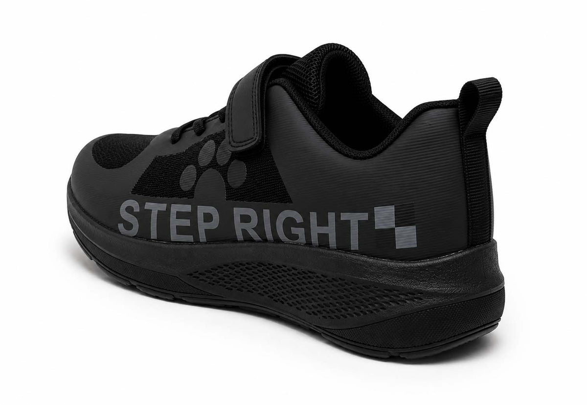 Step Cash kids' school shoe in black, 44021-6055