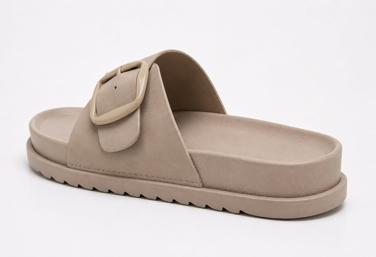 Top 2 women's buckle strap slide sandals 44341-A19