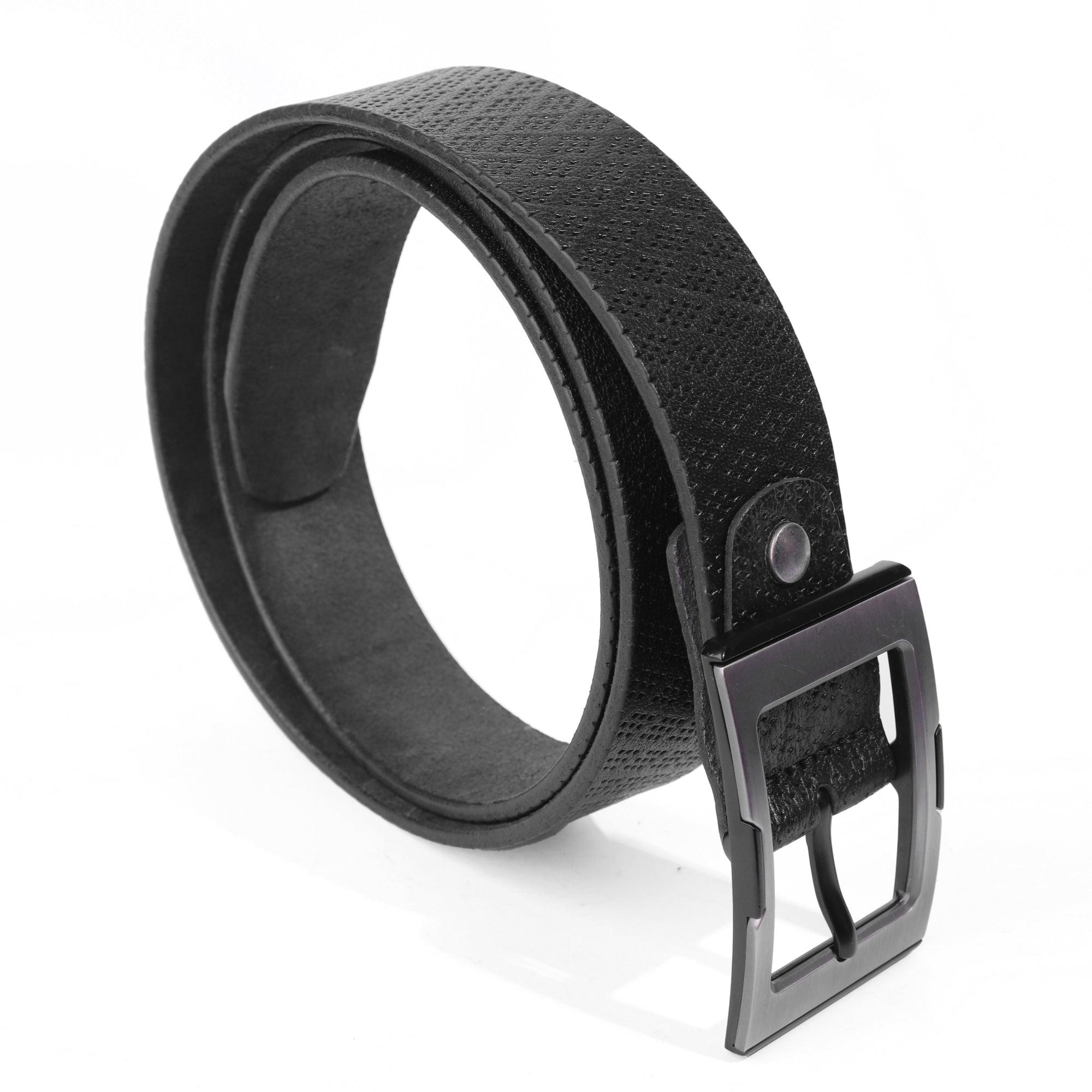 Premium Genuine Leather Belt For Men Black 3