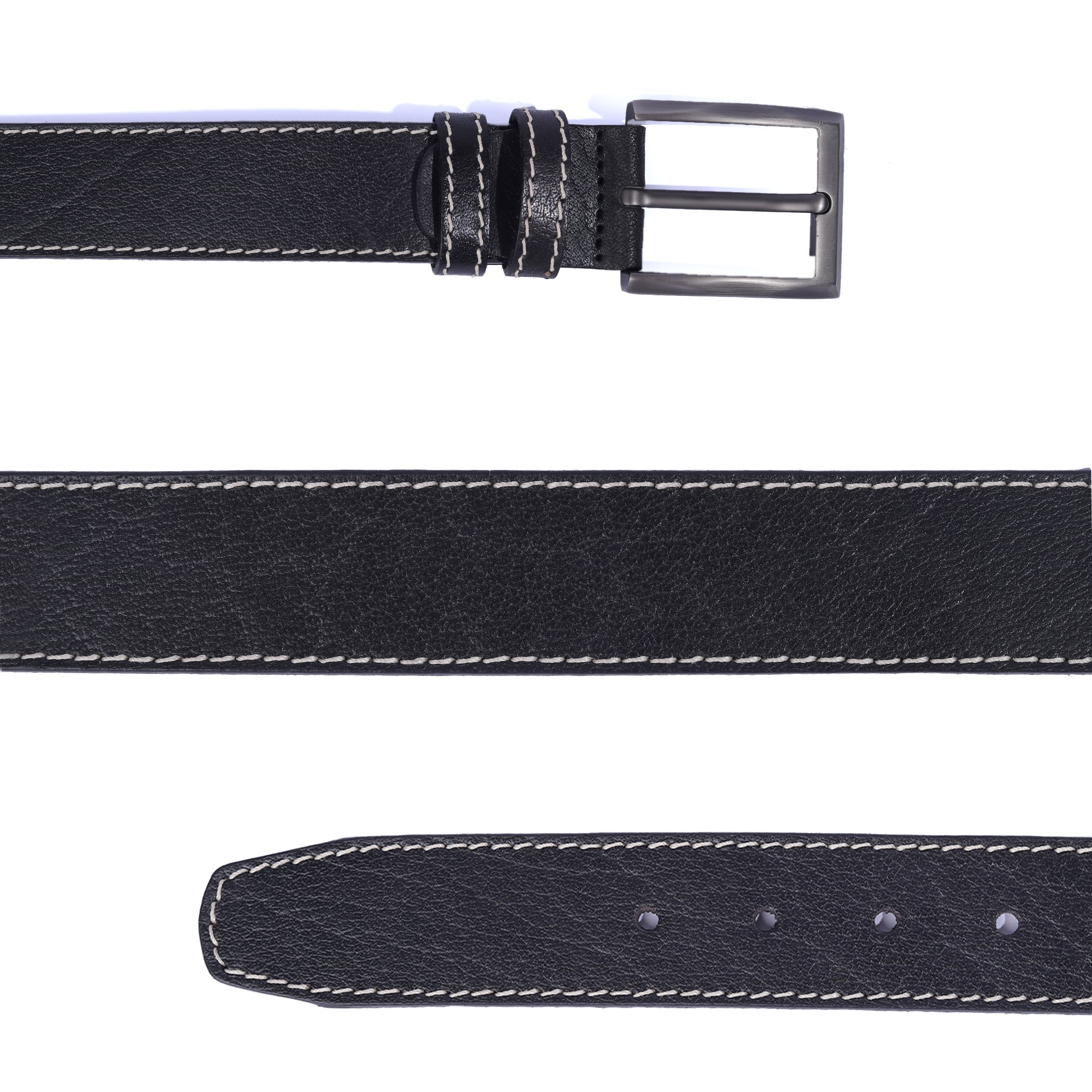 Premium Genuine Leather Belt For Men Black
