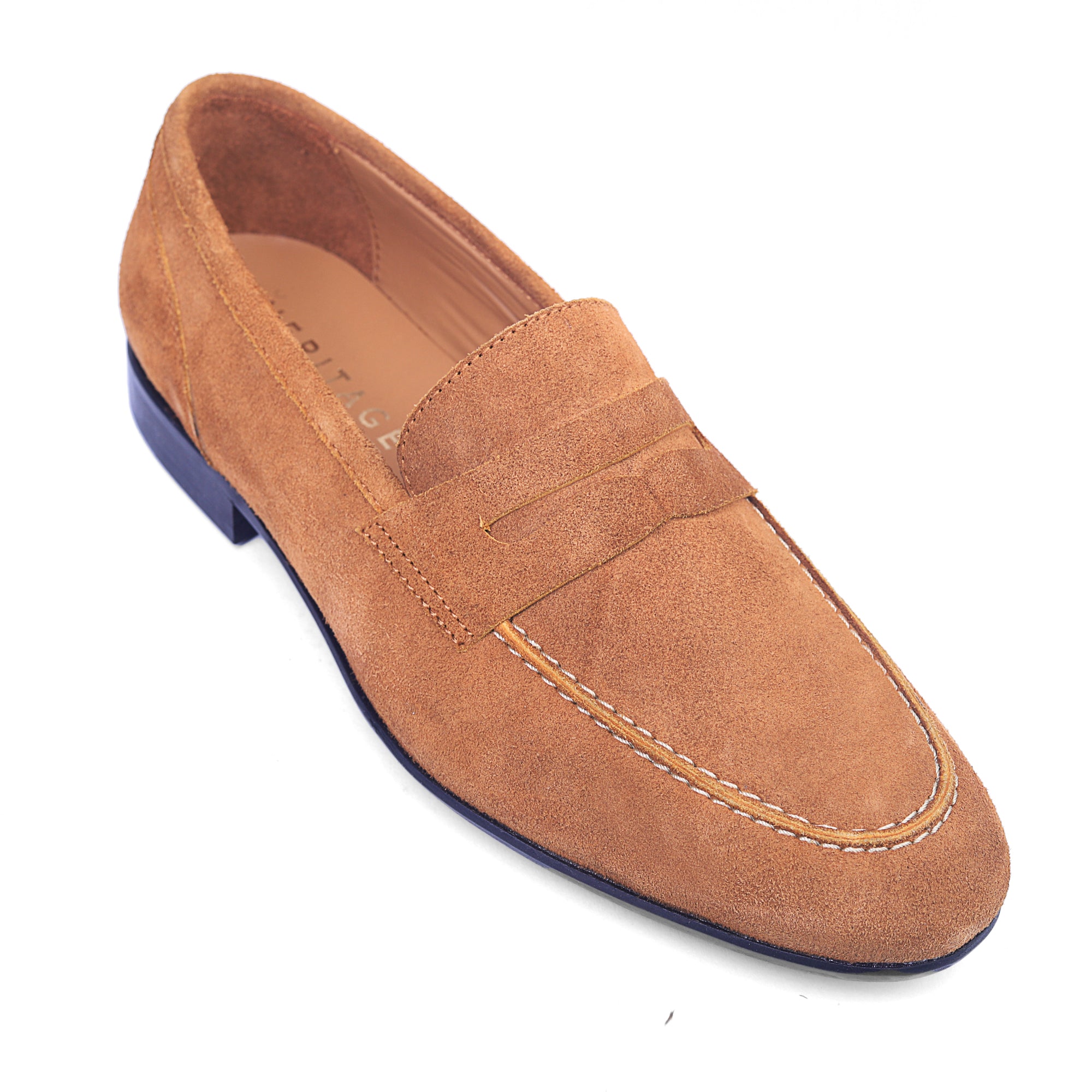 Heritage Havan Suede Flat Loafers For Men 1208703