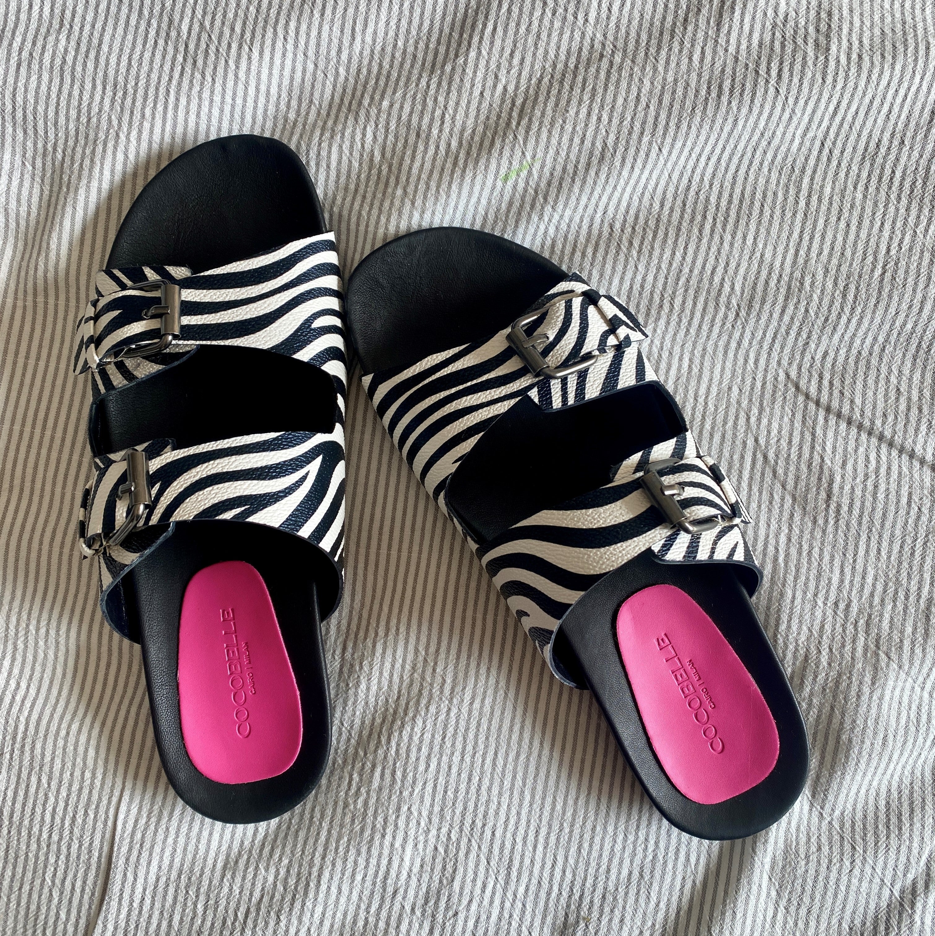Isabel Slides in Wild Zebra