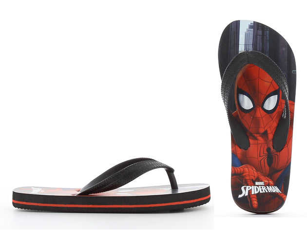 Foot Print Spider Man Slipper For Boys -9320