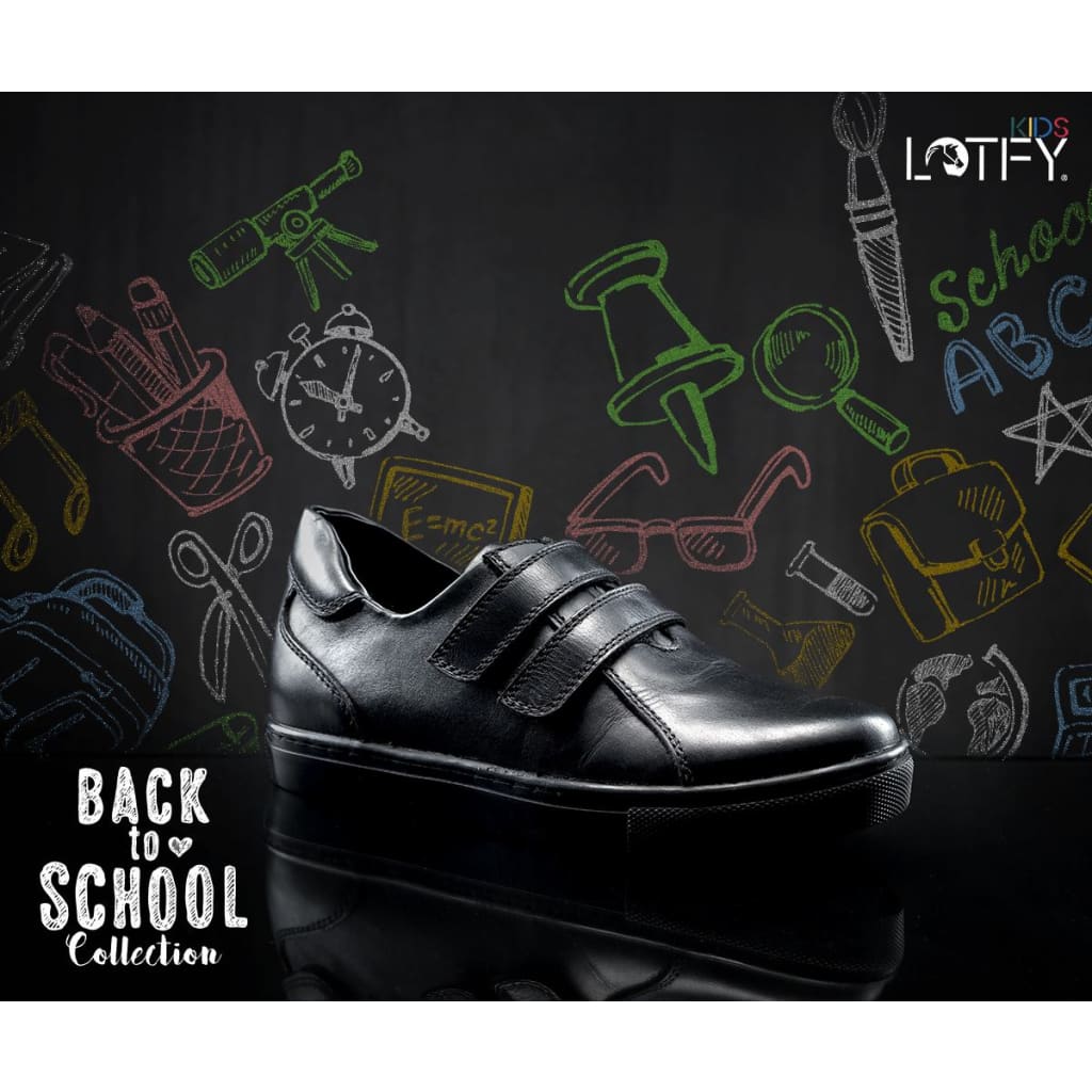 Lotfy Boys Shoes With Velcro Straps